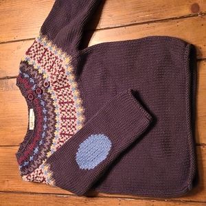 Fair Aisle Kids Sweater by Pearls and Popcorn